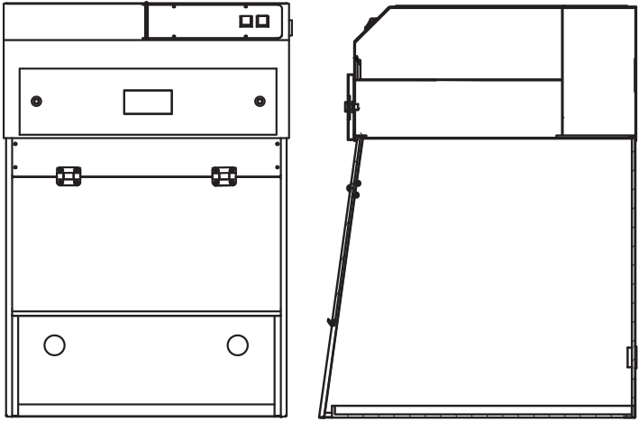 HFH-BASIC-P5-24-XT-G Line Drawing