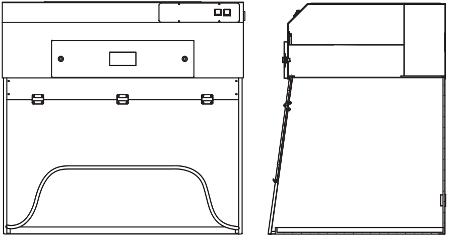 HFH-BASIC-P5-36-XT-G Line Drawing