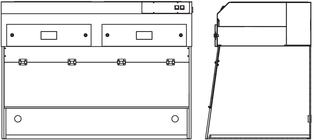 HFH-BASIC-P5-48-XT-G Line Drawing