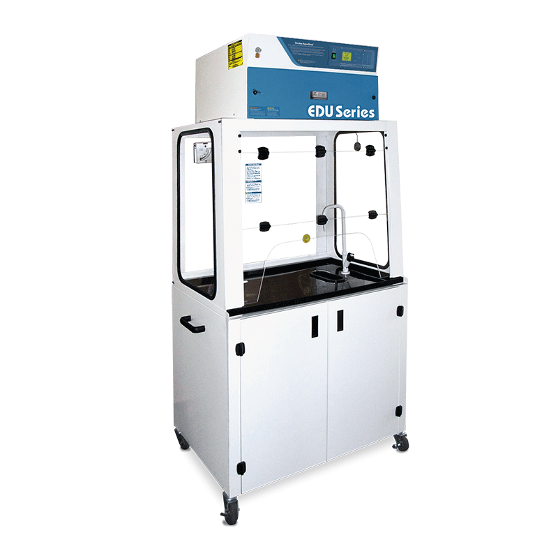 HFH-Ductless-Demonstration-EDU-P15XT-CART-Right-1 Ductless Demonstration Fume Cupboard for Schools and Universities